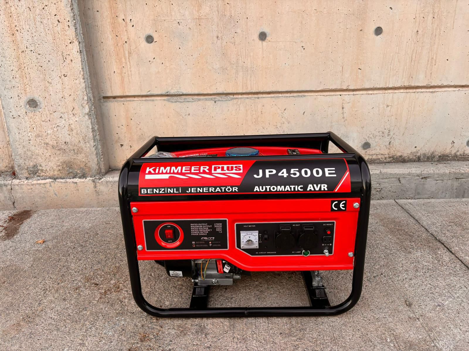 KIMMEER PLUS JP4500E Benzinli Jeneratör 3000W kapak görseli