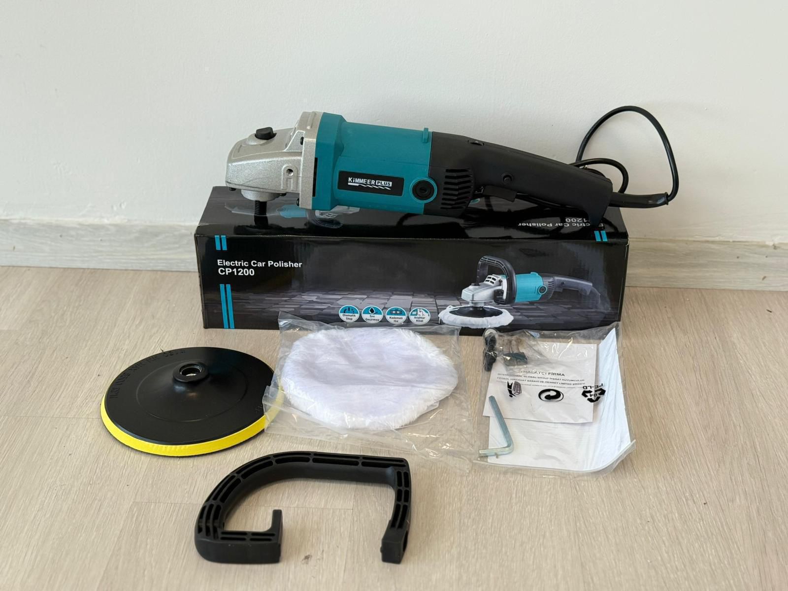 KIMMEER PLUS CP1200 Elektrikli Araba Polisaj Makinesi kapak görseli